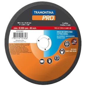 Disco De Corte Fino Para Aço Inox E Materiais Endurecidos 12" Tramontina Pro Tramontina