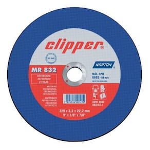 DISCO DE CORTE REFRATARIO "C"9" X 1/8" X 7/8" 2T MR832