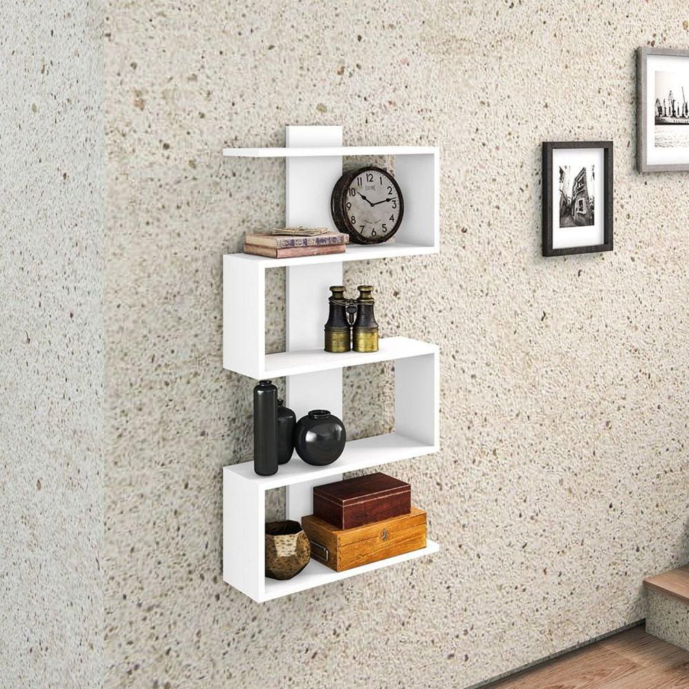 Nicho Decorativo 5 Prateleiras Movelbento Branco