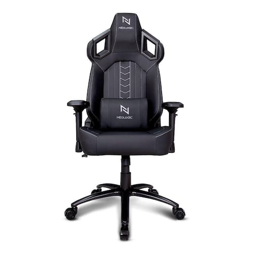 Cadeira Gamer Neologic Sirius, Pistão Classe 4, 4D, Reclinável Até 160, Preto, Suporta Até 150Kg - Nsirbl