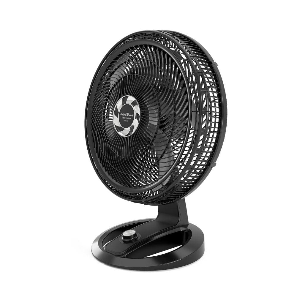 Ventilador de Mesa Britânia BVT500 com 6 Pás Preto