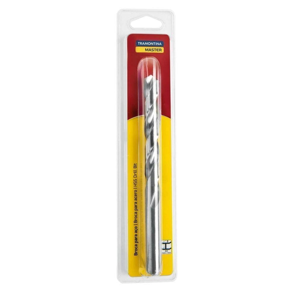 Broca Para Aço 12.90x151 Mm Tramontina Em Aço Rápido Hss Din 338 Tramontina