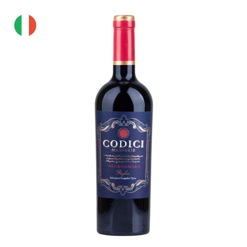 Vinho Codici Masserie Negroamaro Tinto Itália 750ml