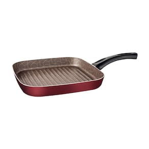 Bistequeira Tramontina Paris 28cm 2,3l Em Alumínio Com Antiaderente Starflon Max Vermelho Tramontina