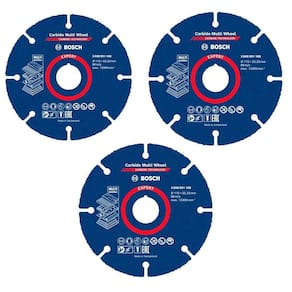 Disco de Serra Expert 125 MM Multi Material Carbide Multi Whell 3 Unidades BOSCH