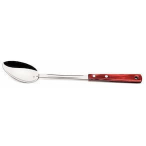 Colher Para Servir Aço Inox E Cabo Madeira Polywood Tramontina Tramontina