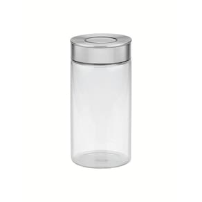 Pote De Vidro Tramontina Purezza Com Tampa De Aço Inox 10 Cm 1,4 L Tramontina