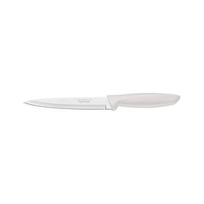 Faca Utility Plenus Com Lâmina Em Aço Inox E Cabo De Polipropileno Off White 6"