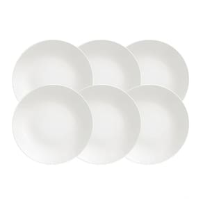 Kit Prato Raso Tramontina Leonora Em Porcelana 25 Cm 06 Peças Tramontina