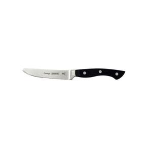 Faca Para Churrasco Jumbo Century Em Aço Inox 5" Cabo Policarbonato Fibra De Vidro Preto