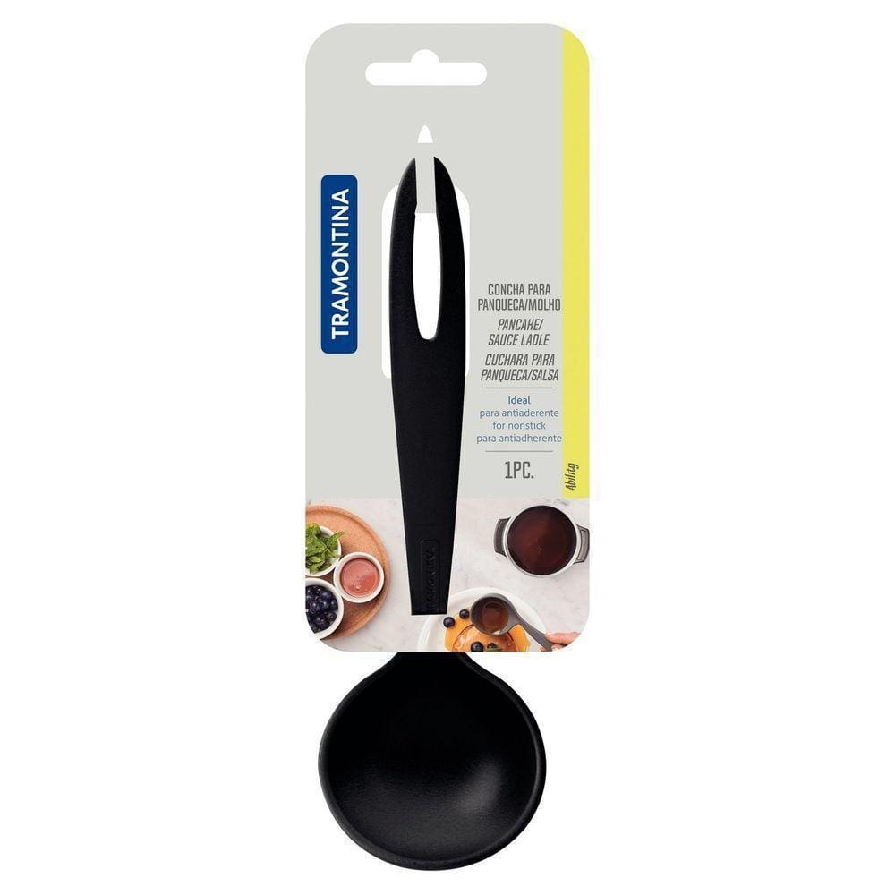 Concha Para Molho Tramontina Ability Em Nylon Preto Tramontina