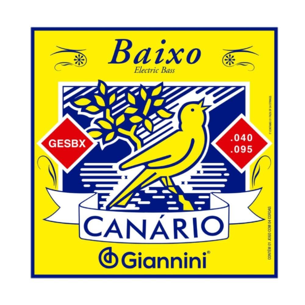 Encordoamento Baixo Canário 0.40 GESBX 4 Cordas