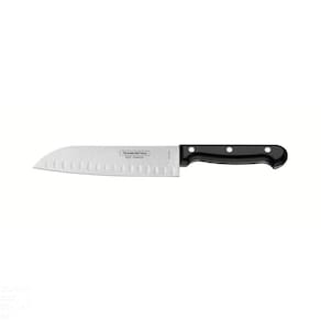 Faca Santoku Ultracorte Com Lâmina Em Aço Inox E Cabo De Polipropileno Preto 7"