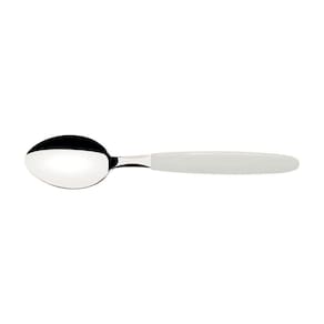 Colher De Mesa Tramontina Ipanema Com Lâmina Em Aço Inox E Cabo De Polipropileno Branco Tramontina