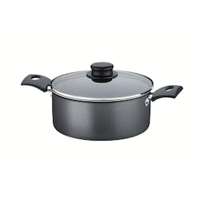 Caçarola Tramontina Turim 22cm 3,7l Em Alumínio Com Antiaderente Starflon Max Chumbo Tramontina