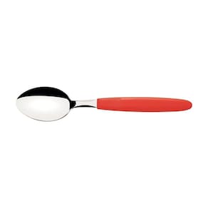 Colher De Mesa Tramontina Ipanema Com Lâmina Em Aço Inox E Cabo De Polipropileno Vermelho Tramontina