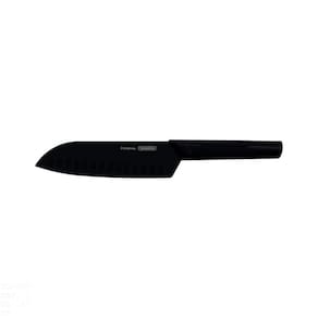 Faca Santoku Nygma Com Lâmina Em Aço Inox E Cabo De Polipropileno Texturizado Preto 7"