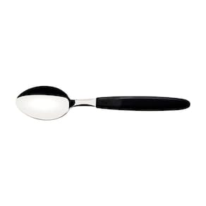 Colher De Mesa Tramontina Ipanema Com Lâmina Em Aço Inox E Cabo De Polipropileno Preto Tramontina