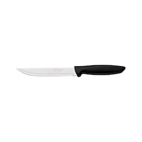 Faca Para Cozinha Plenus Com Lâmina Em Aço Inox E Cabo De Polipropileno Preto 6"
