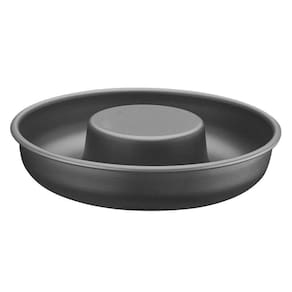 Forma Para Bolo Alumínio Com Revestimento Antiaderente Starflon Grafite 24 Cm 1,4 L