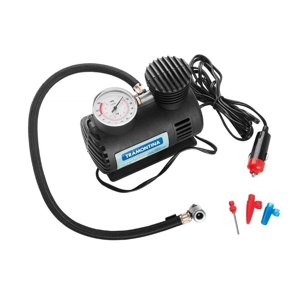 Compressor De Ar Portátil Tramontina Para Carros 300 Psi 50 W 12 V Tramontina