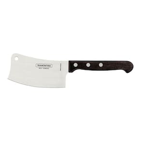 Cutelo Com Lâmina De Aço Inox E Cabos De Madeira Tratada Polywood Castanho 4 Polegada
