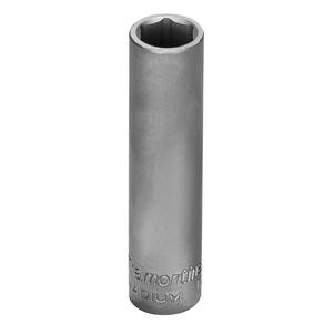 Soquete Sextavado Longo Em Aço Cromo Vanádio 9 Mm - Encaixe 1/4" Tramontina Pro Tramontina