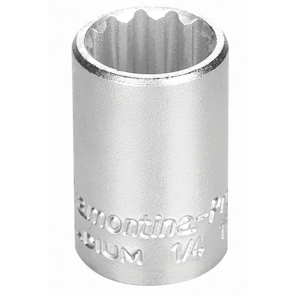 Soquete Estriado Em Aço Cromo Vanádio 9 Mm - Encaixe 1/4" Tramontina Pro Tramontina