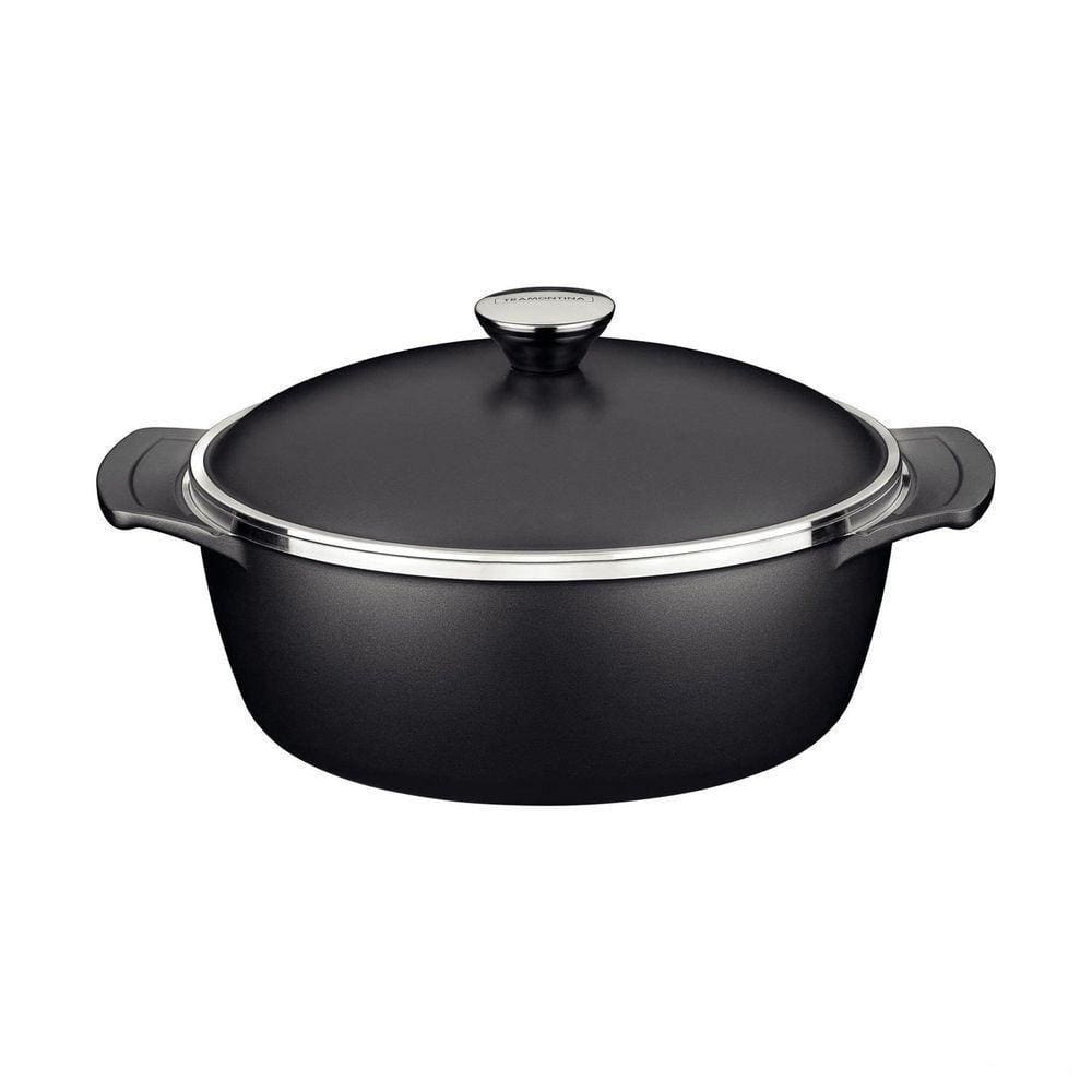 Caçarola Tramontina Lyon Alumínio Forjado Revestimento Antiaderente Starflon 26 Cm 4,6 L Tramontina