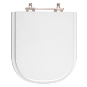 Assento Sanitario Poliester Square Branco para vaso Lorenzetti