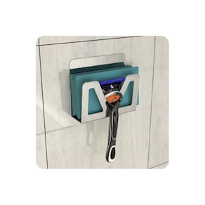 Porta Bucha Esponja Banho E Gillette C/Adesivo Inox F.ELG
