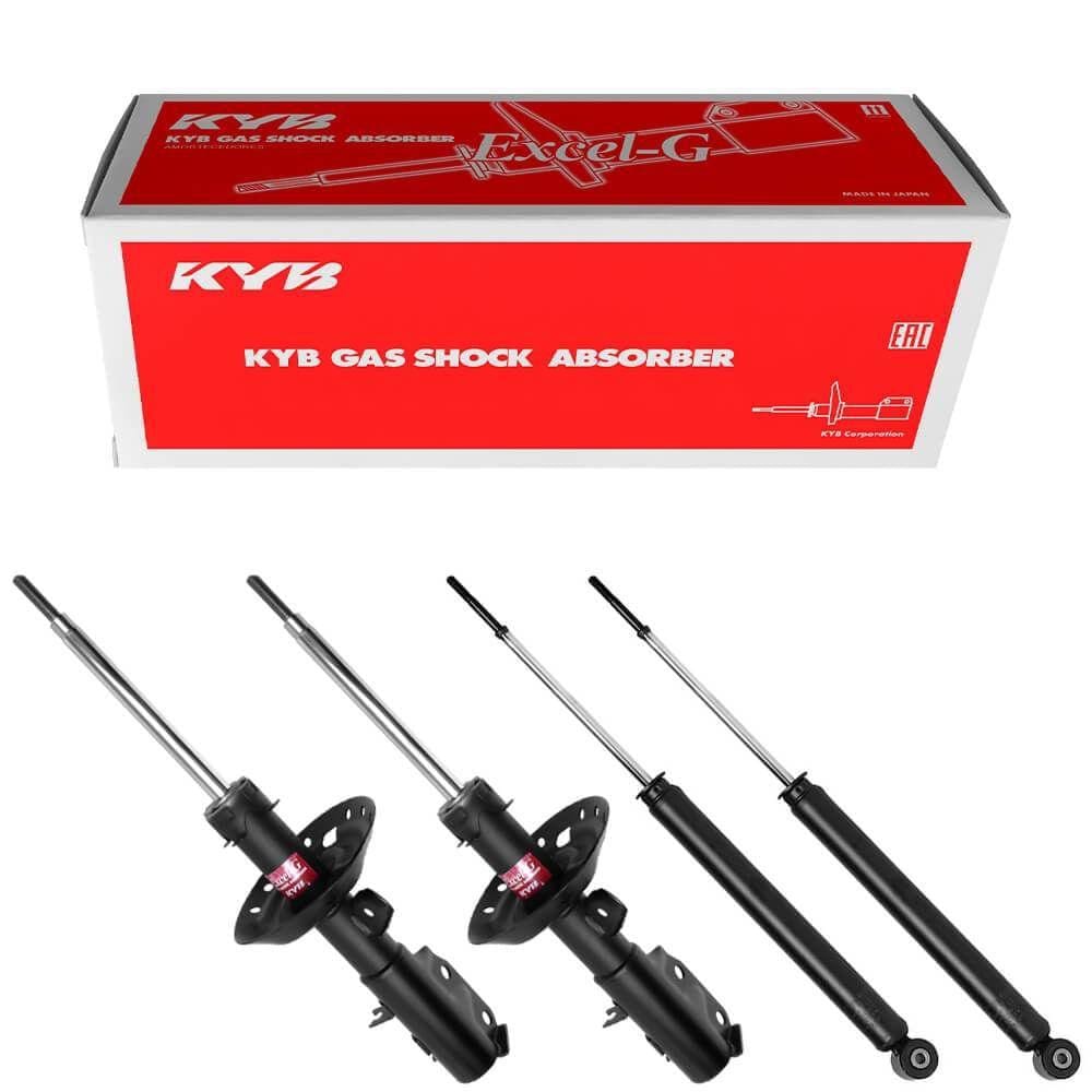 4 Amortecedor Fit 2009 A 2014 Dianteiro Traseiro Kayaba