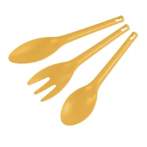 Conjunto Para Jardinagem Tramontina Em Plástico Amarelo 3 Peças Tramontina