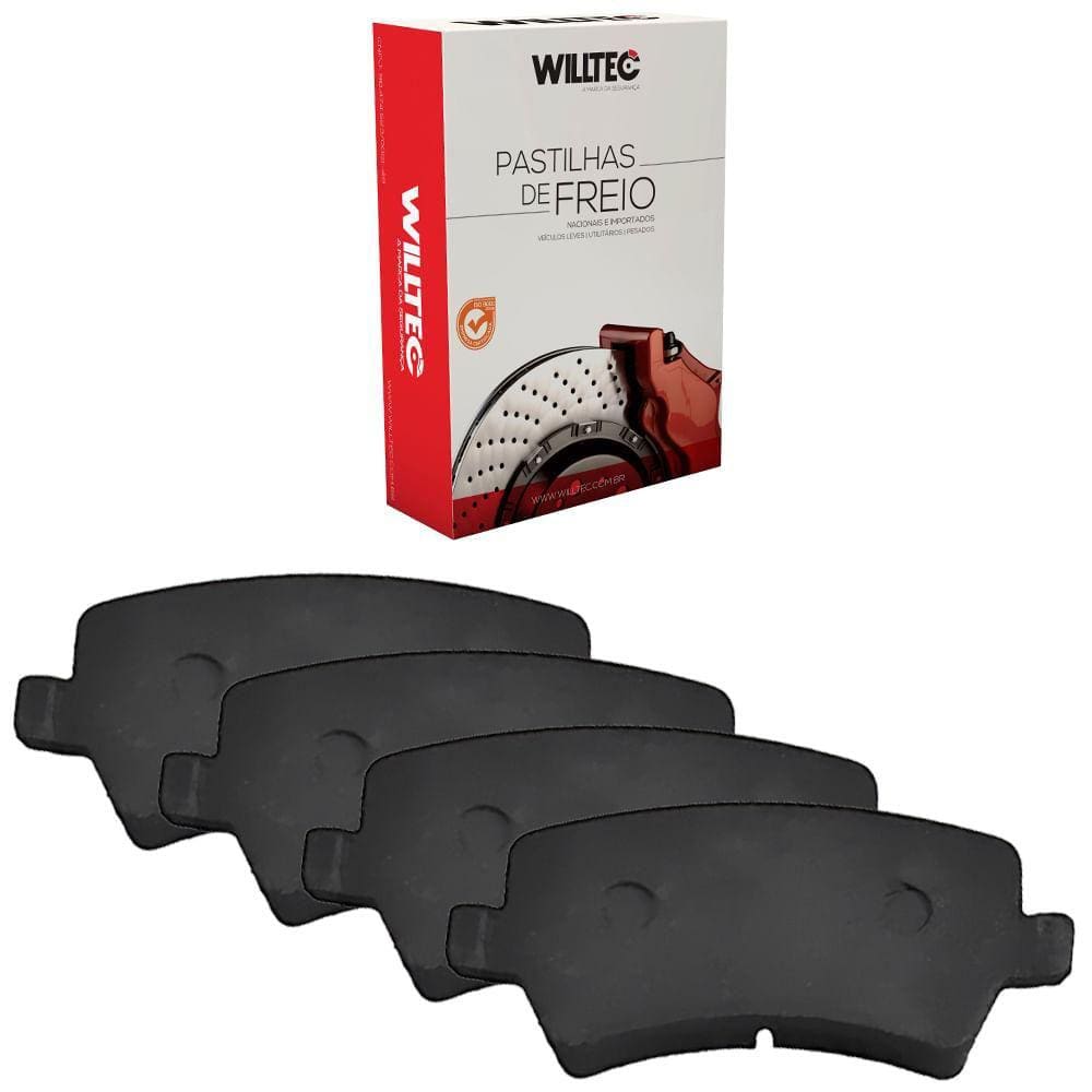 Kit Pastilha Freio Traseira Volvo S60 V60 XC60 Willtec PW912