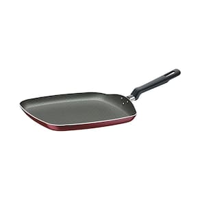 Bistequeira Lisa Loreto Alumínio Revestimento Antiaderente Starflon 26 Cm 1,3 L Vermelha