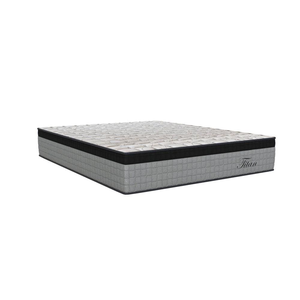 Colchão Viúva Molas Molas ensacadas Ensacadas Titan Orthoflex 30x128x188cm Cinza/Preto