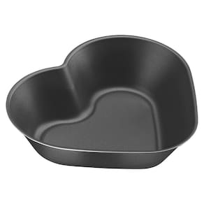 Forma Para Bolo Coração Grafite Em Alumínio Com Revestimento Antiaderente 24 Cm 1,1 L