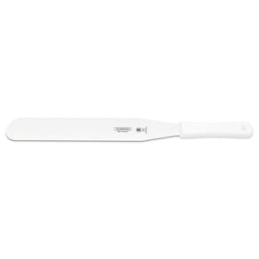 Espátula Para Confeiteiro 14" Tramontina Lâmina Aço Inox E Cabo Branco Tramontina