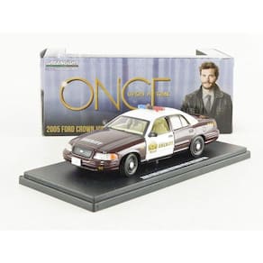 Miniatura Policia Americana Sheriff Ford Crown Greenligh1/43