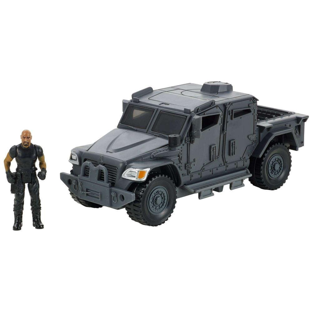 Miniatura Velozes e Furiosos Navistar MXT Boneco Hobbs 1/32