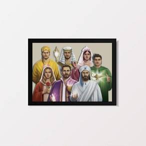 Quadro Fraternidade Branca 33x24cm - Decoração