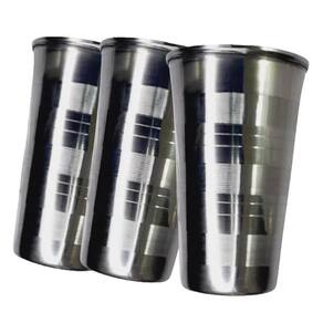 Kit De 3 Copos Em Inox Perfeitas Para Cerveja Gelada - 250Ml