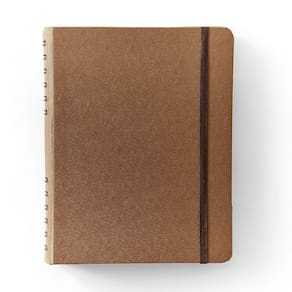 Caderno Organizador Duo Pautado e Pontado A5 Cicero Caramelo