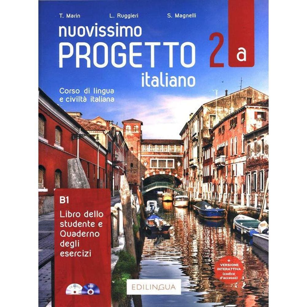 Nuovissimo Progetto Italiano 2A - Libro Dello Studente + Quaderno + Esercizi Interattivi + Dvd + Cd
