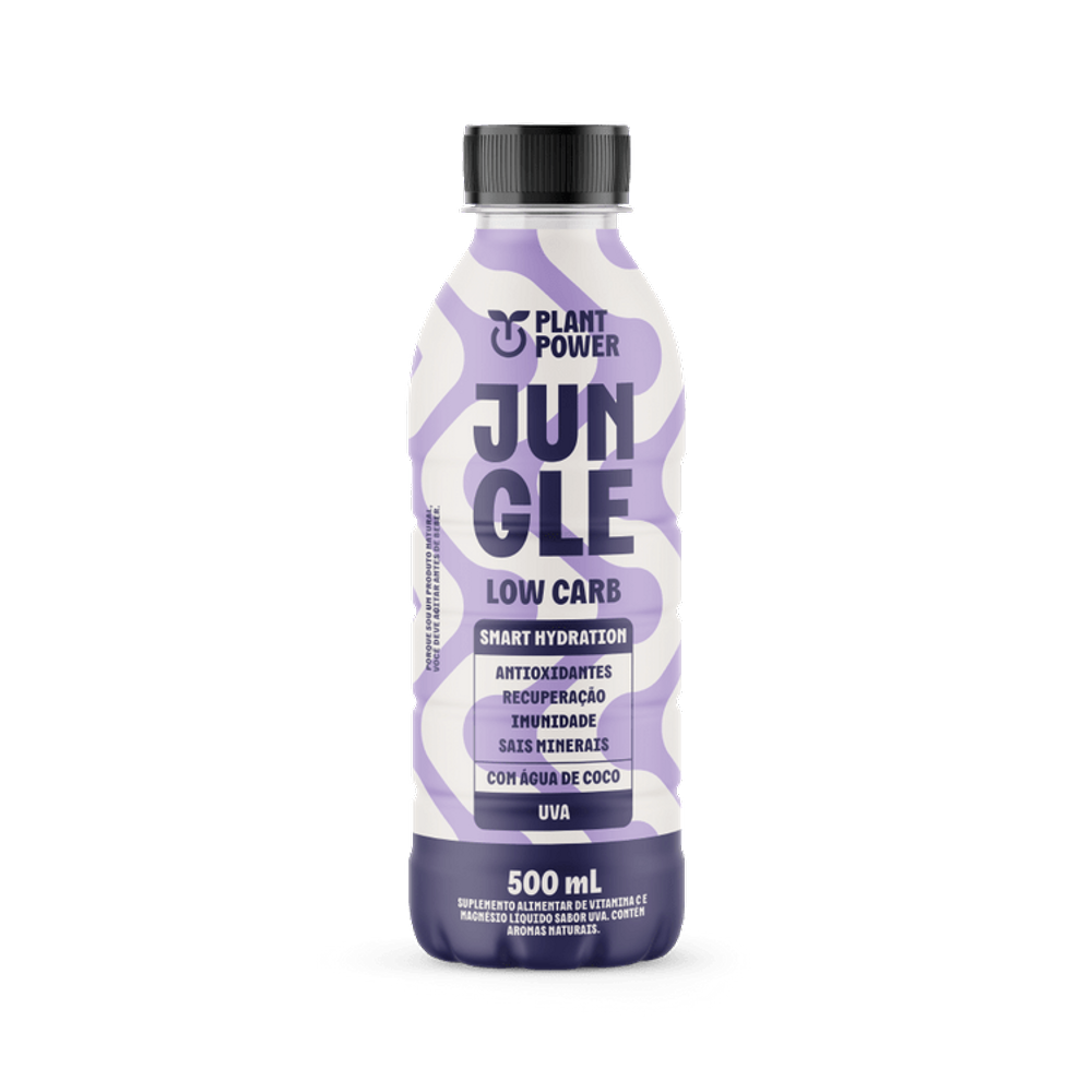 Kit 3X: Bebida Isotônica Low Carb Uva Jungle 500ml