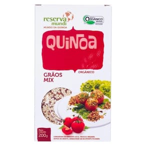 Quinoa em Grãos Mista Orgânica Reserva Mundi 200g
