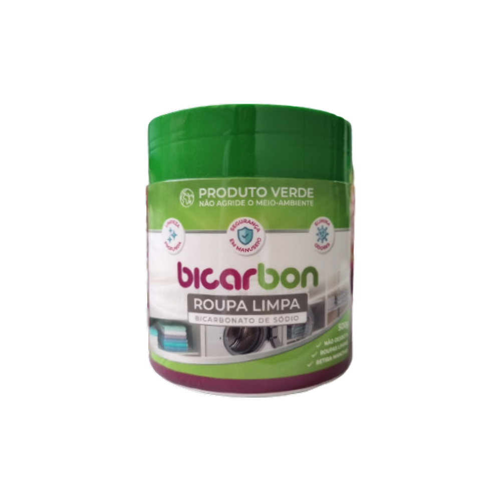 Bicarbonato de Sódio Roupa Limpa Biodegradável Bicarbon 500g