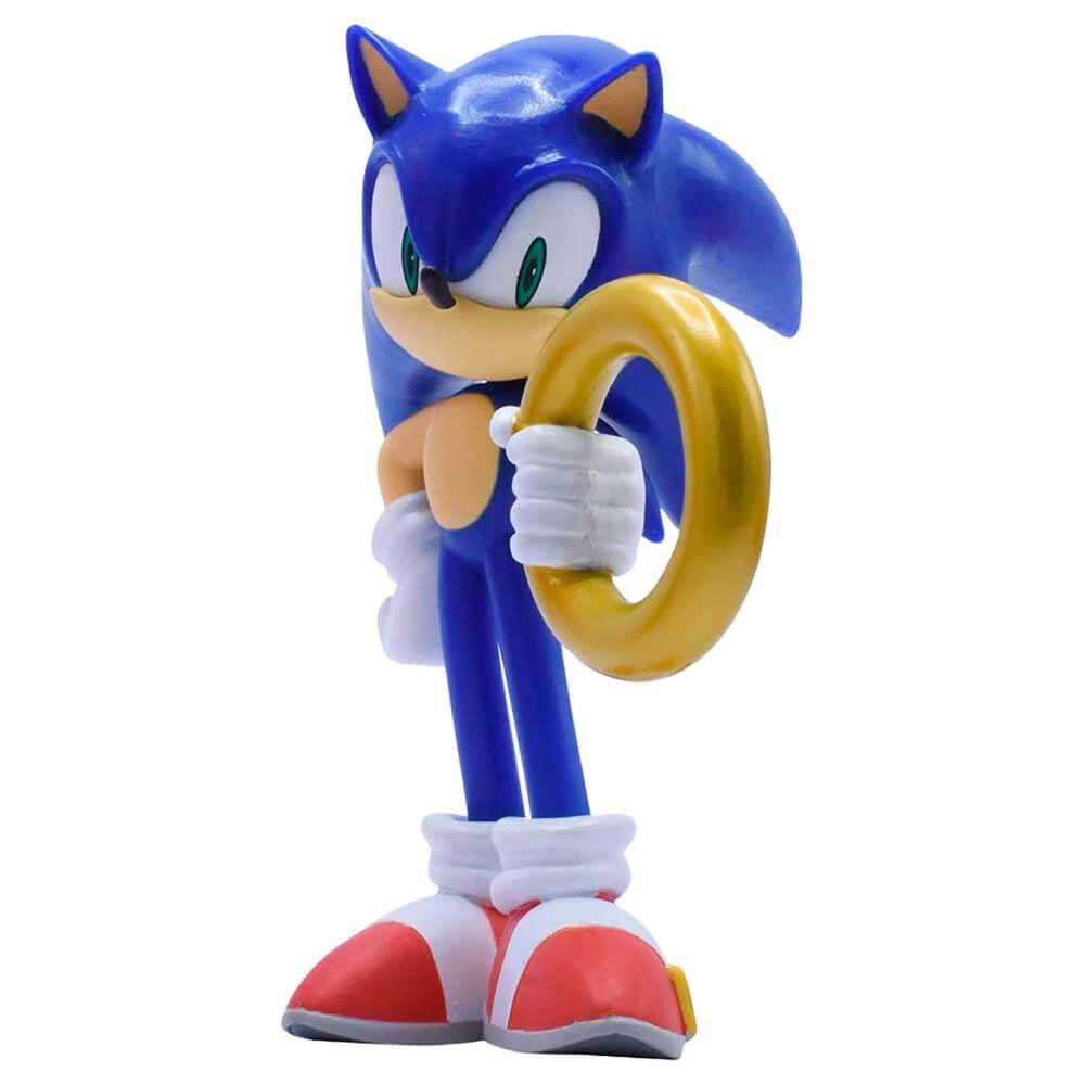 Pelucia Sonic Classico Sonic The Hedgehog Boneco 30cm