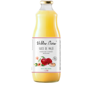 Kit 2X: Suco de Maçã Integral Sem Açúcar Villa Piva 1L