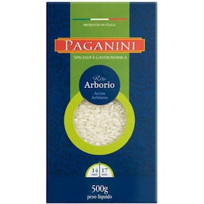 Kit 6X: Arroz Arbóreo Italiano Paganini 500g